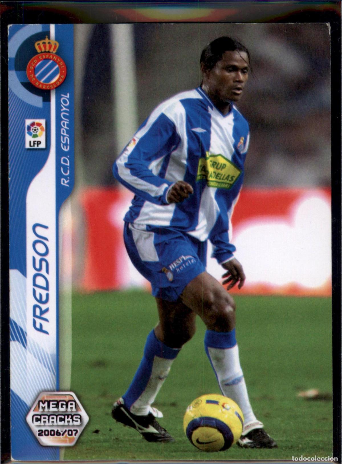 Cromos de f&uacute;tbol: Fredson N&ordm; 121 RCD Espanyol La Liga LFP Megacracks 2007 2008 Panini 07 08