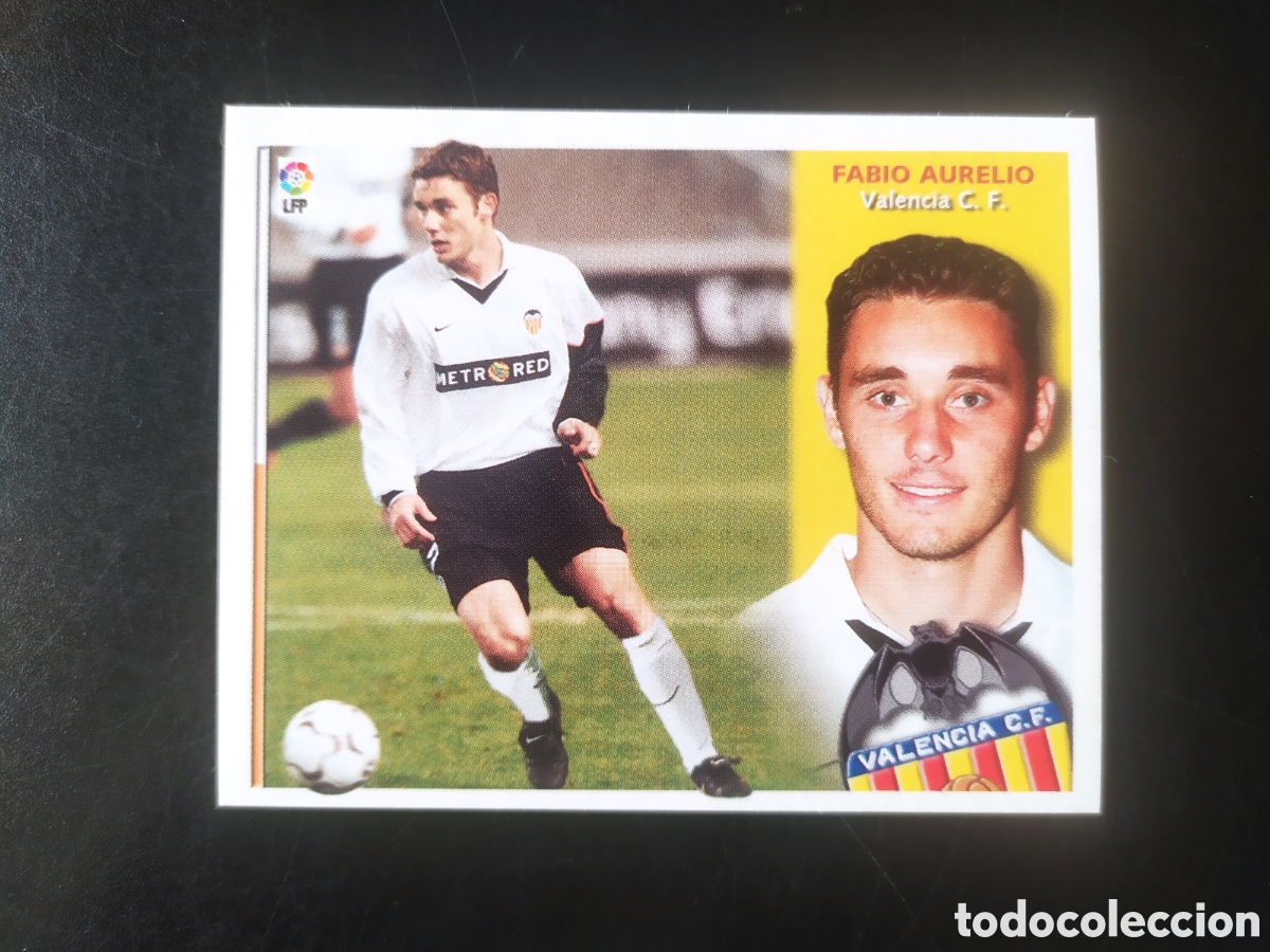 Cromos de f&uacute;tbol: Liga este 2002 2003 02 03 panini Fabio Aurelio Valencia