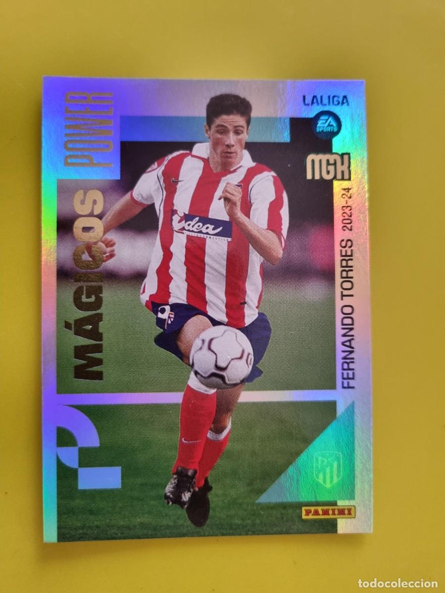 Cromos de f&uacute;tbol: CROMO FUTBOL 23 24 2023 2024 MEGACRACKS MAGICOS POWER 436 FERNANDO TORRES AT DE MADRID AR1026