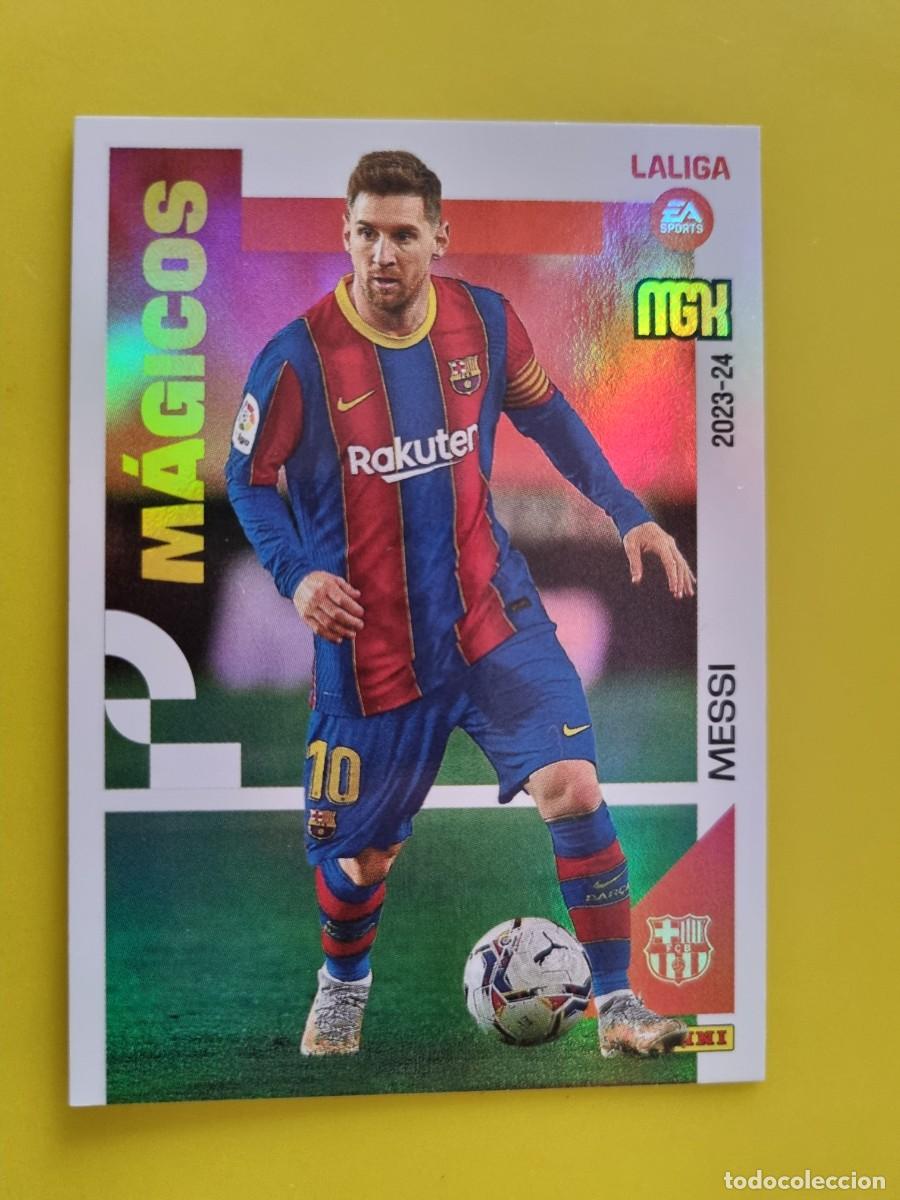 Cromos de f&uacute;tbol: CROMO FUTBOL 23 24 2023 2024 MEGACRACKS MAGICOS 439 MESSI FC BARCELONA AR1026