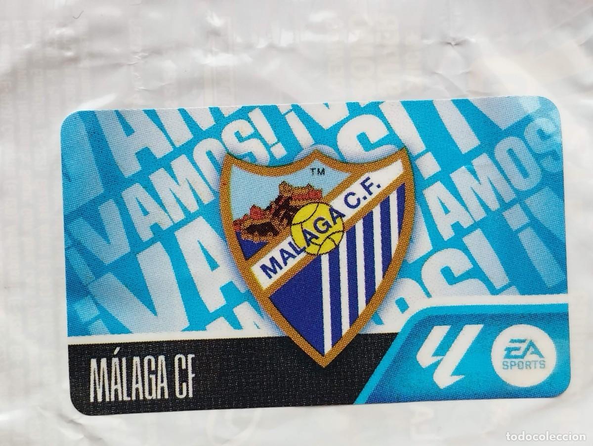 Cromos de f&uacute;tbol: CROMO STICKER CHICLES LA LIGA CHICLE PANINI 26 27 2026 2027 ESCUDO MALAGA