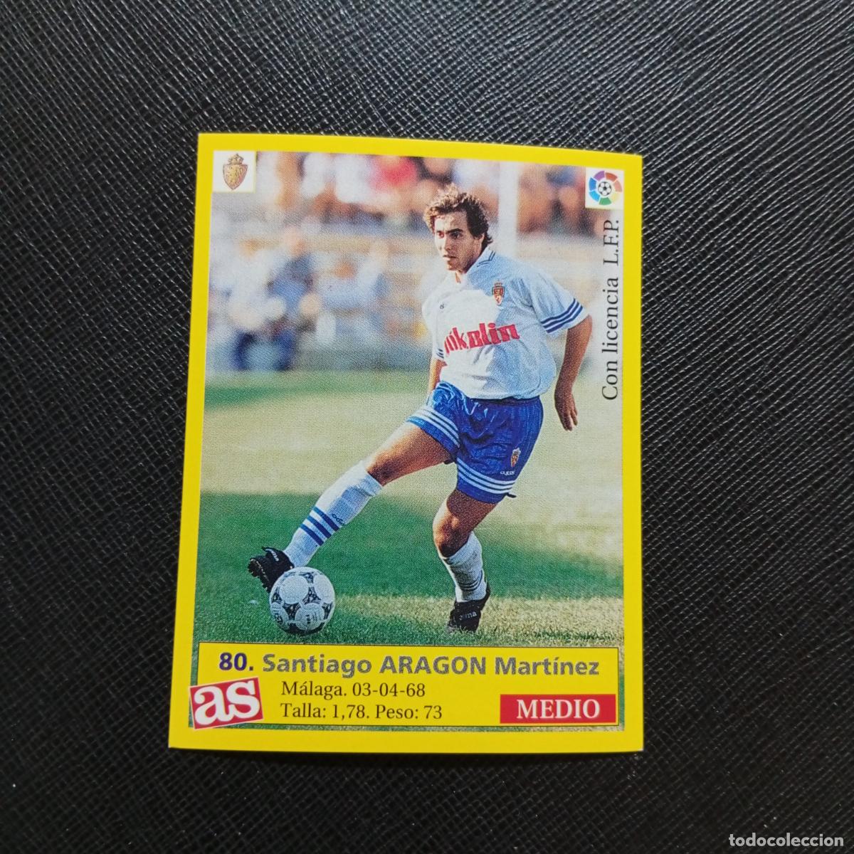 Cromos de f&uacute;tbol: 80 ARAGON ZARAGOZA AS 1995 1996 CROMO FUTBOL LIGA 95 96 - SIN PEGAR - A96 PG235