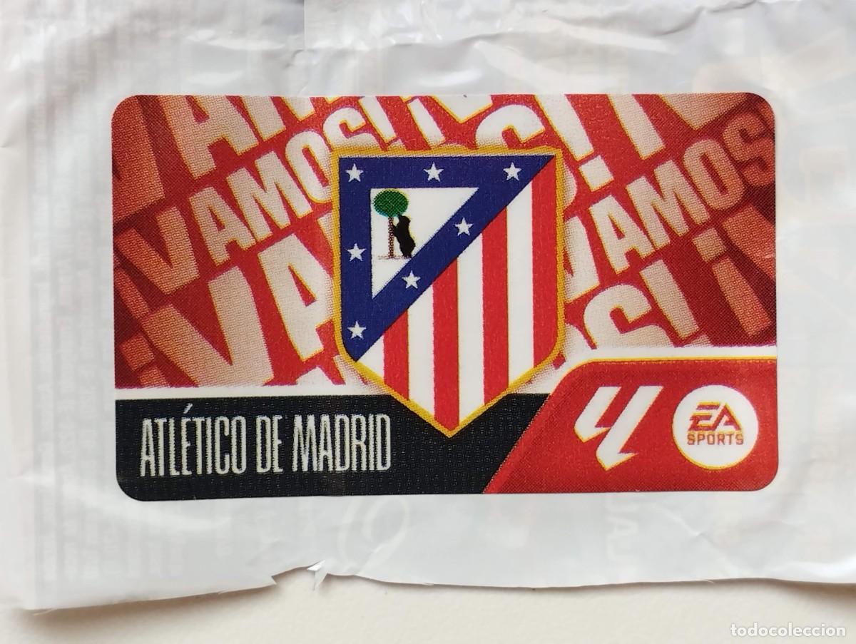 Cromos de f&uacute;tbol: CROMO STICKER CHICLES LA LIGA CHICLE PANINI 26 27 2026 2027 ESCUDO ATLETICO DE MADRID