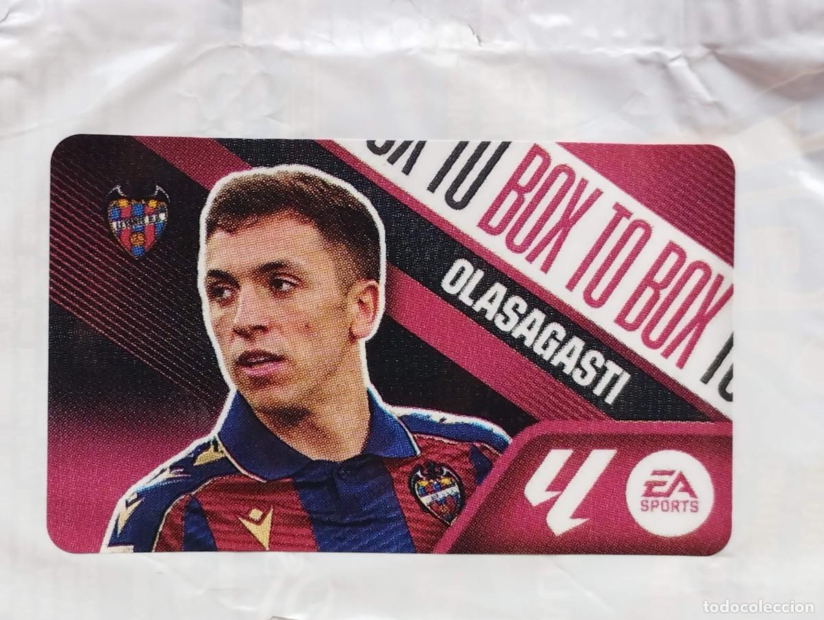 Figurine di Calcio: CROMO STICKER CHICLES LA LIGA CHICLE PANINI 26 27 2026 2027 BOX TO BOX OLASAGASTI LEVANTE