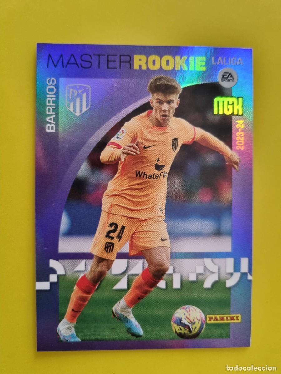 Figurine di Calcio: CROMO FUTBOL 23 24 2023 2024 MEGACRACKS ROOKIE 413 BARRIOS AT DE MADRID AR1026