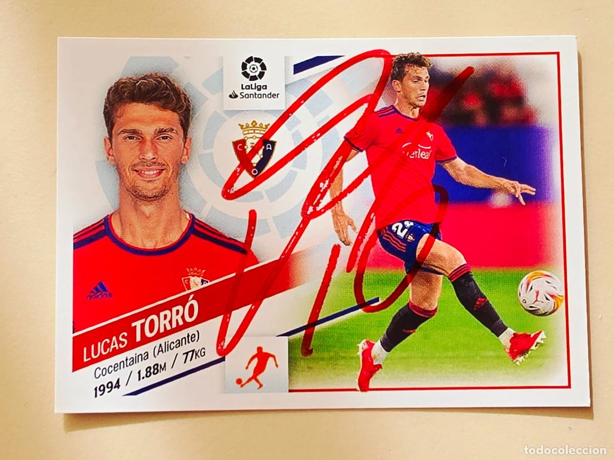 Cartes &agrave; collectionner de Football: Cromo firmado de Lucas Torr&oacute; con aut&oacute;grafo, CA Osasuna