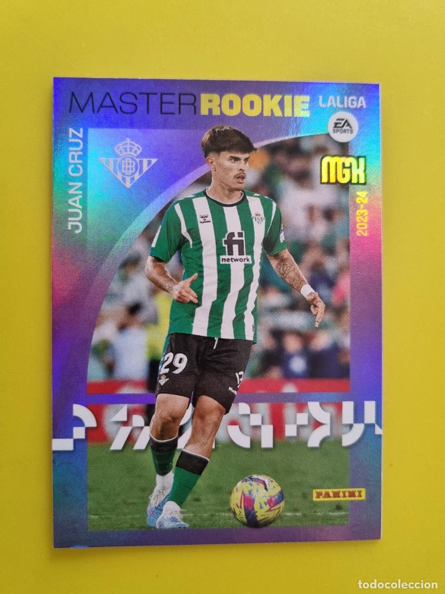 Figurine di Calcio: CROMO FUTBOL 23 24 2023 2024 MEGACRACKS ROOKIE 422 JUAN CRUZ BETIS AR1026