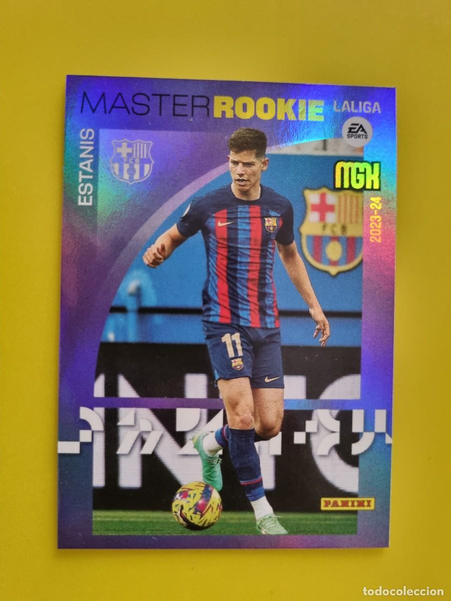 Figurine di Calcio: CROMO FUTBOL 23 24 2023 2024 MEGACRACKS ROOKIE 417 ESTAINS FC BARCELONA AR1026