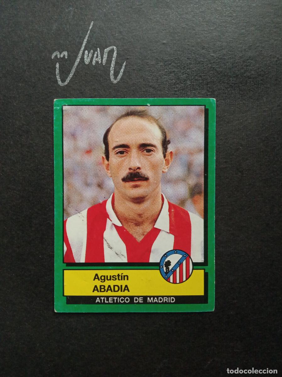 Figurine di Calcio: N&ordm; 28 ''TATO'' ABADIA ATLETICO MADRID ⚽ PANINI &reg; 1989 1990 89 90 LIGA FUTBOL SIN PEGAR NUNCA PEGADO