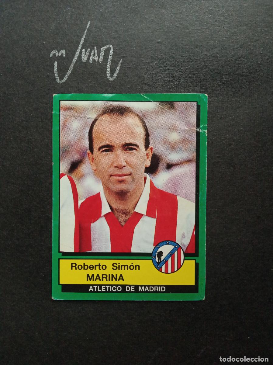 Figurine di Calcio: N&ordm; 29 MARINA ATLETICO MADRID ⚽ PANINI &reg; 1989 1990 89 90 LIGA FUTBOL SIN PEGAR NUNCA PEGADO