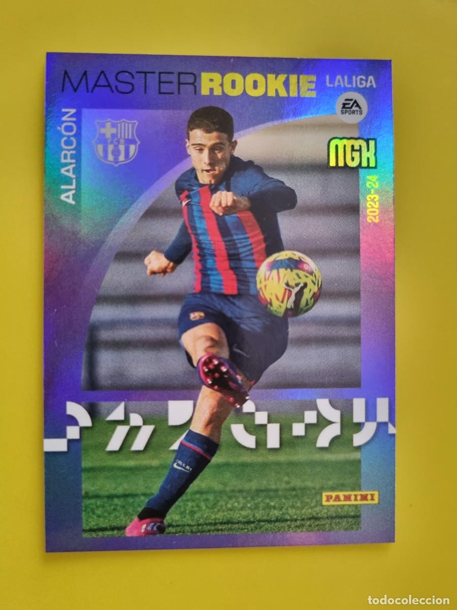 Figurine di Calcio: CROMO FUTBOL 23 24 2023 2024 MEGACRACKS ROOKIE 407 ALARCON FC BARCELONA AR1026