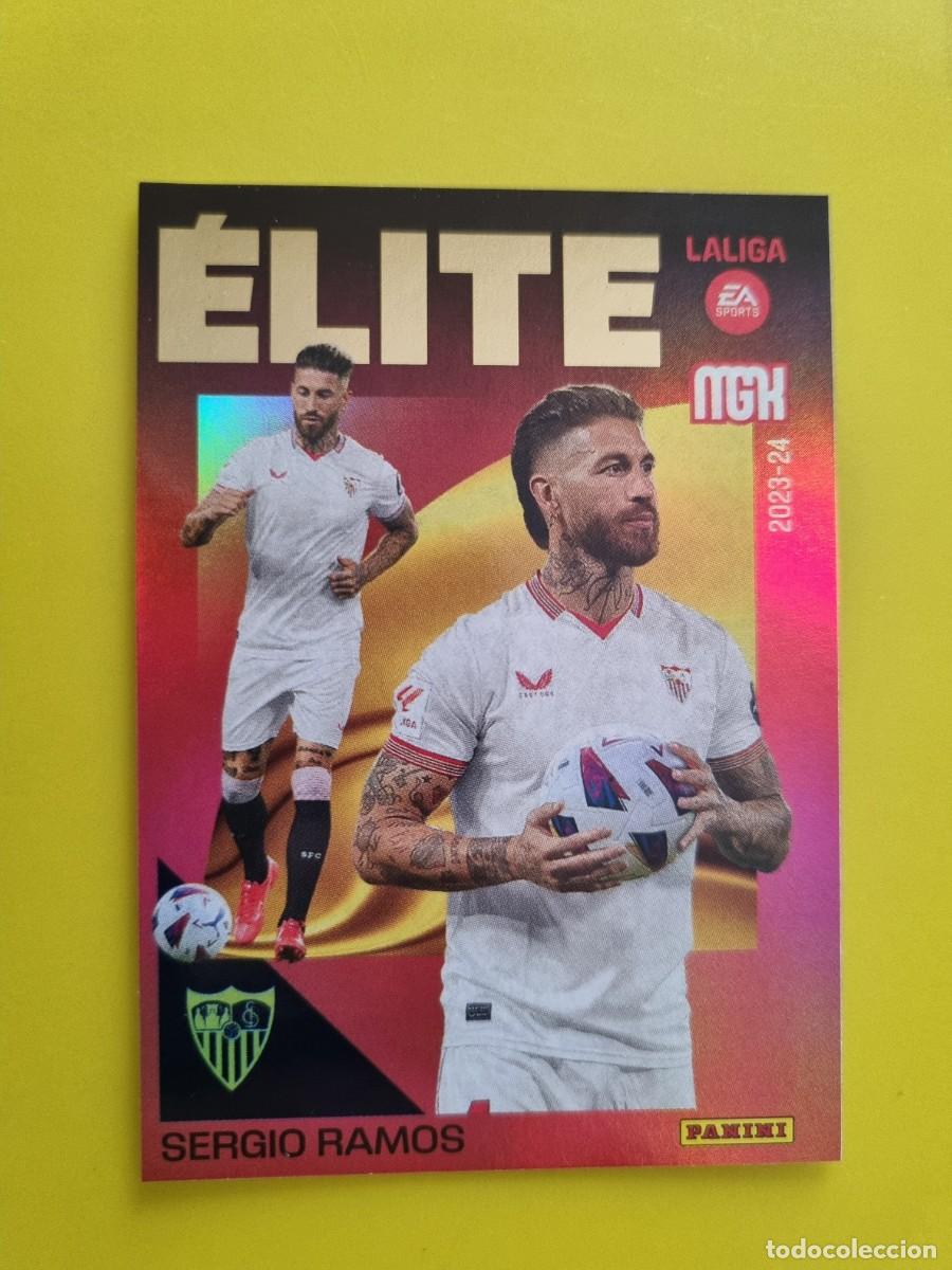 Figurine di Calcio: CROMO FUTBOL 23 24 2023 2024 MEGACRACKS ELITE 507 SERGIO RAMOS SEVILLA AR1026