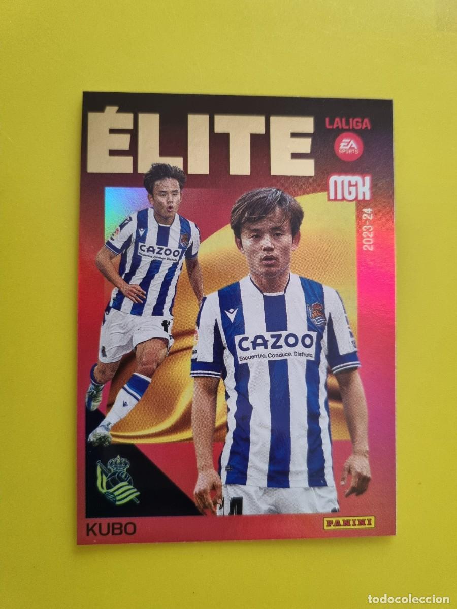 Figurine di Calcio: CROMO FUTBOL 23 24 2023 2024 MEGACRACKS ELITE 8 KUBO REAL SOCIEDAD AR1026