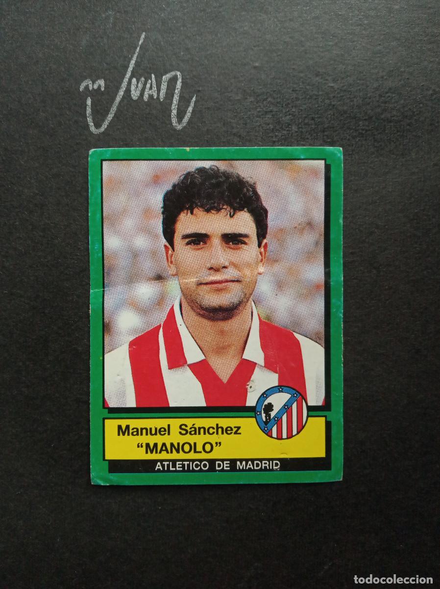 Cromos de Futebol: N&ordm; 33 MANOLO ATLETICO MADRID ESPA&Ntilde;A ⚽ PANINI &reg; 1989 1990 89 90 LIGA FUTBOL SIN PEGAR NUNCA PEGADO