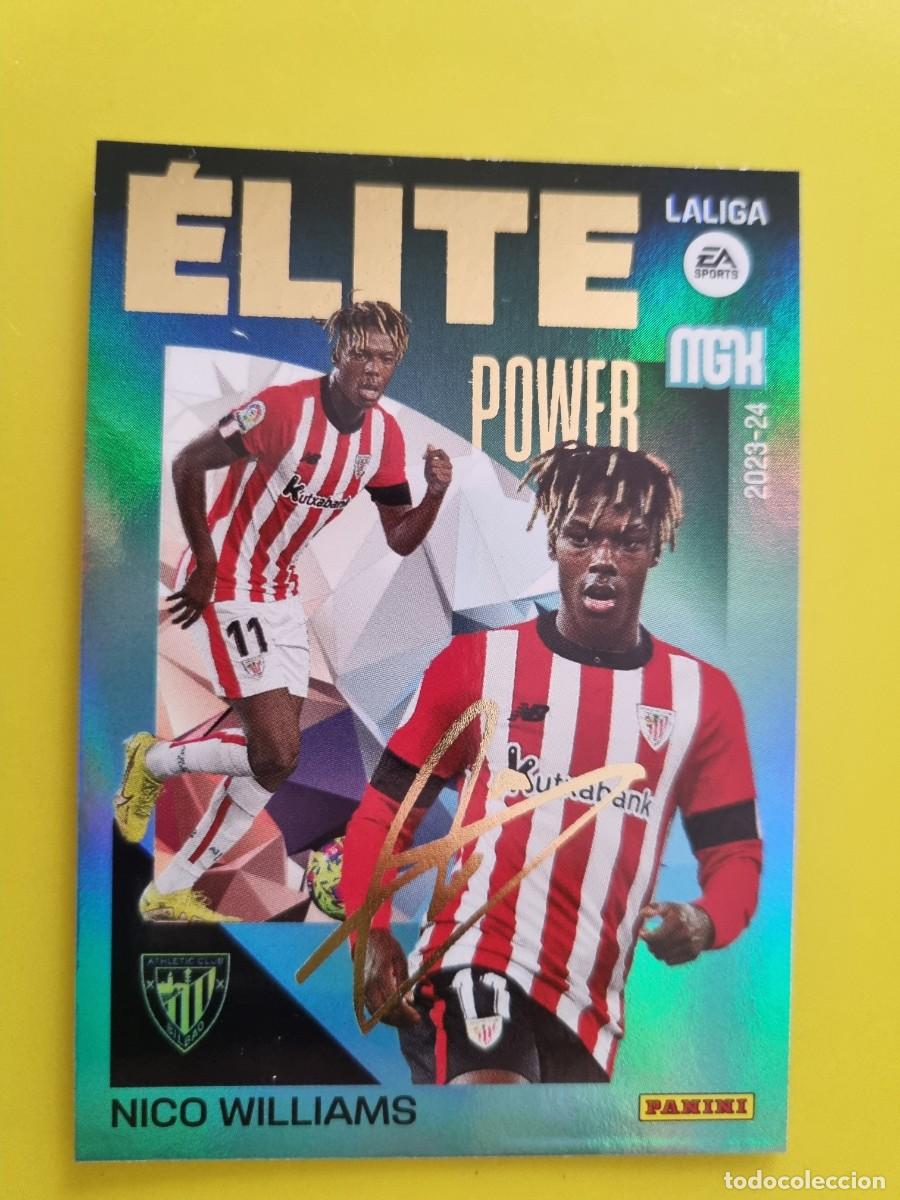 Cromos de Futebol: CROMO FUTBOL 23 24 2023 2024 MEGACRACKS ELITE POWER 11 NICO WILLIAMS ATH BILBAO AR1026