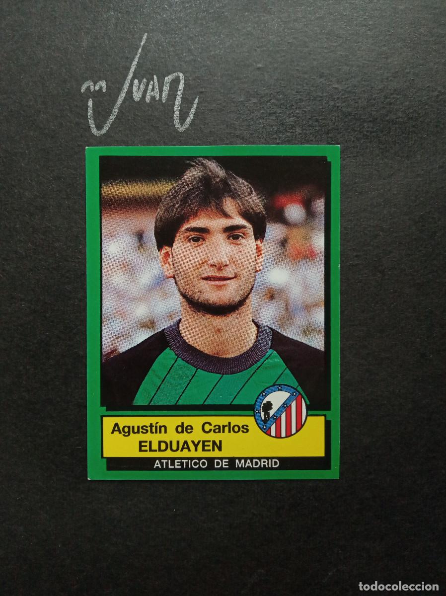 Cromos de Futebol: N&ordm; 36 ELDUAYEN ATLETICO MADRID ⚽ PANINI &reg; 1989 1990 89 90 LIGA FUTBOL SIN PEGAR NUNCA PEGADO