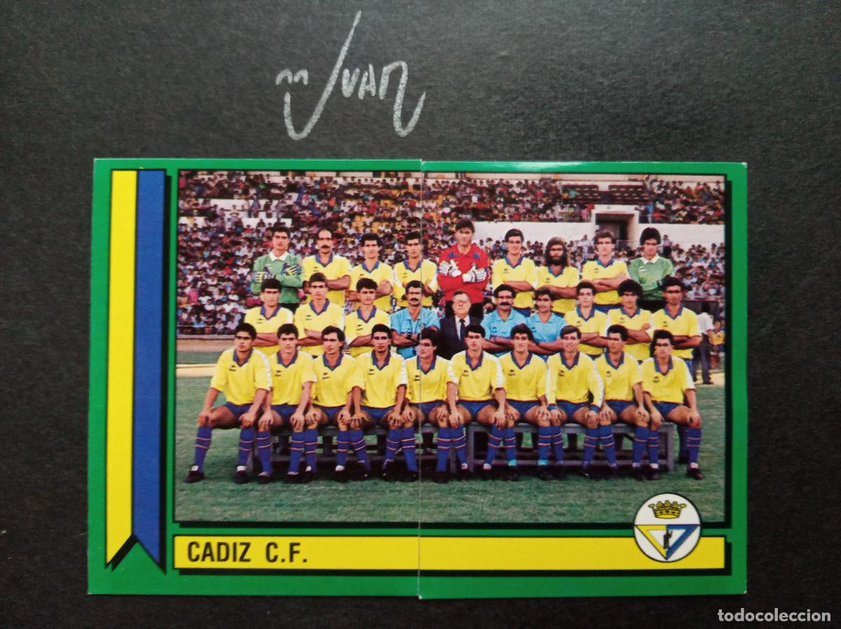 Cartes &agrave; collectionner de Football: N&ordm; 56 y 57 LOTE PLANTILLA CADIZ CF ⚽ PANINI &reg; 1989 1990 89 90 LIGA FUTBOL SIN PEGAR NUNCA PEGADO