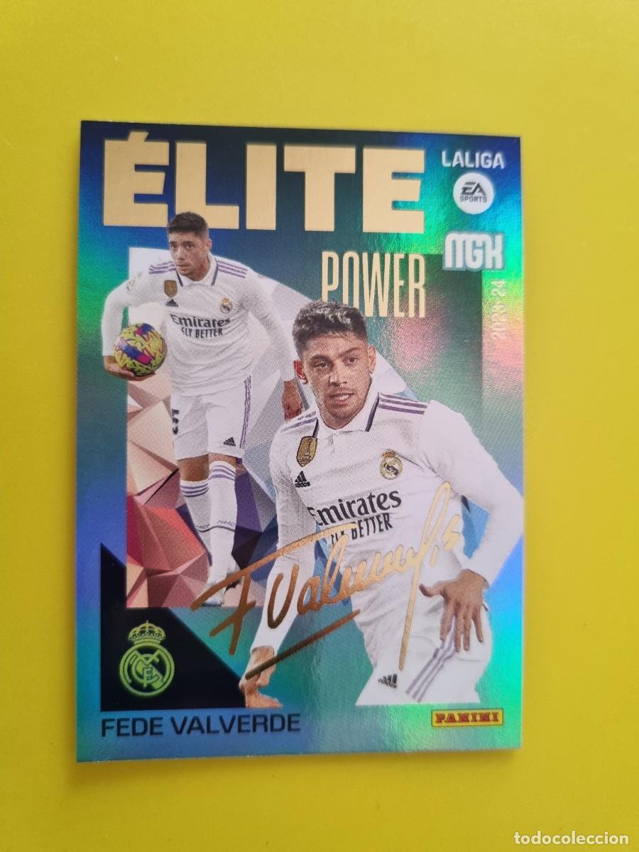 Fu&szlig;ball-Sticker: CROMO FUTBOL 23 24 2023 2024 MEGACRACKS ELITE POWER 3 VALVERDE REL MADRID AR1026