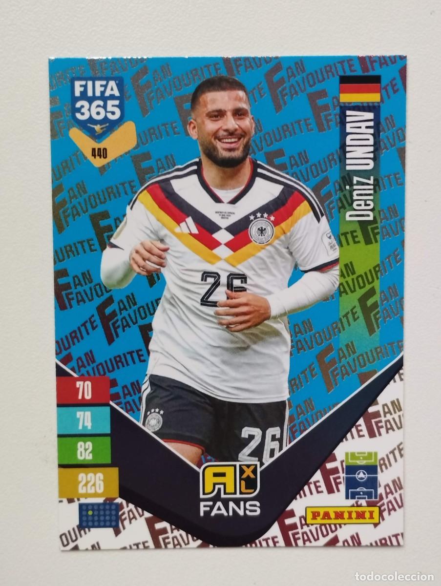 Cartes &agrave; collectionner de Football: CROMO CARD ADRENALYN FIFA 365 2026 2027 26 27 FAN FAVOURITE 440 DENIZ UNDAV ALEMANIA BLUE AZUL
