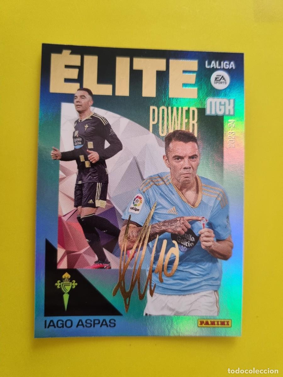 Cartes &agrave; collectionner de Football: CROMO FUTBOL 23 24 2023 2024 MEGACRACKS ELITE POWER 7 IAGO ASPAS CELTA DE VIGO AR1026