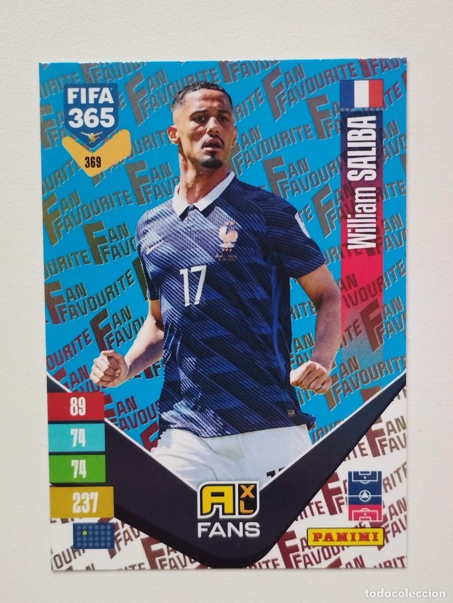 Cartes &agrave; collectionner de Football: CROMO CARD ADRENALYN FIFA 365 2026 2027 26 27 FAN FAVOURITE 369 WILLIAM SALIBA FRANCIA BLUE AZUL