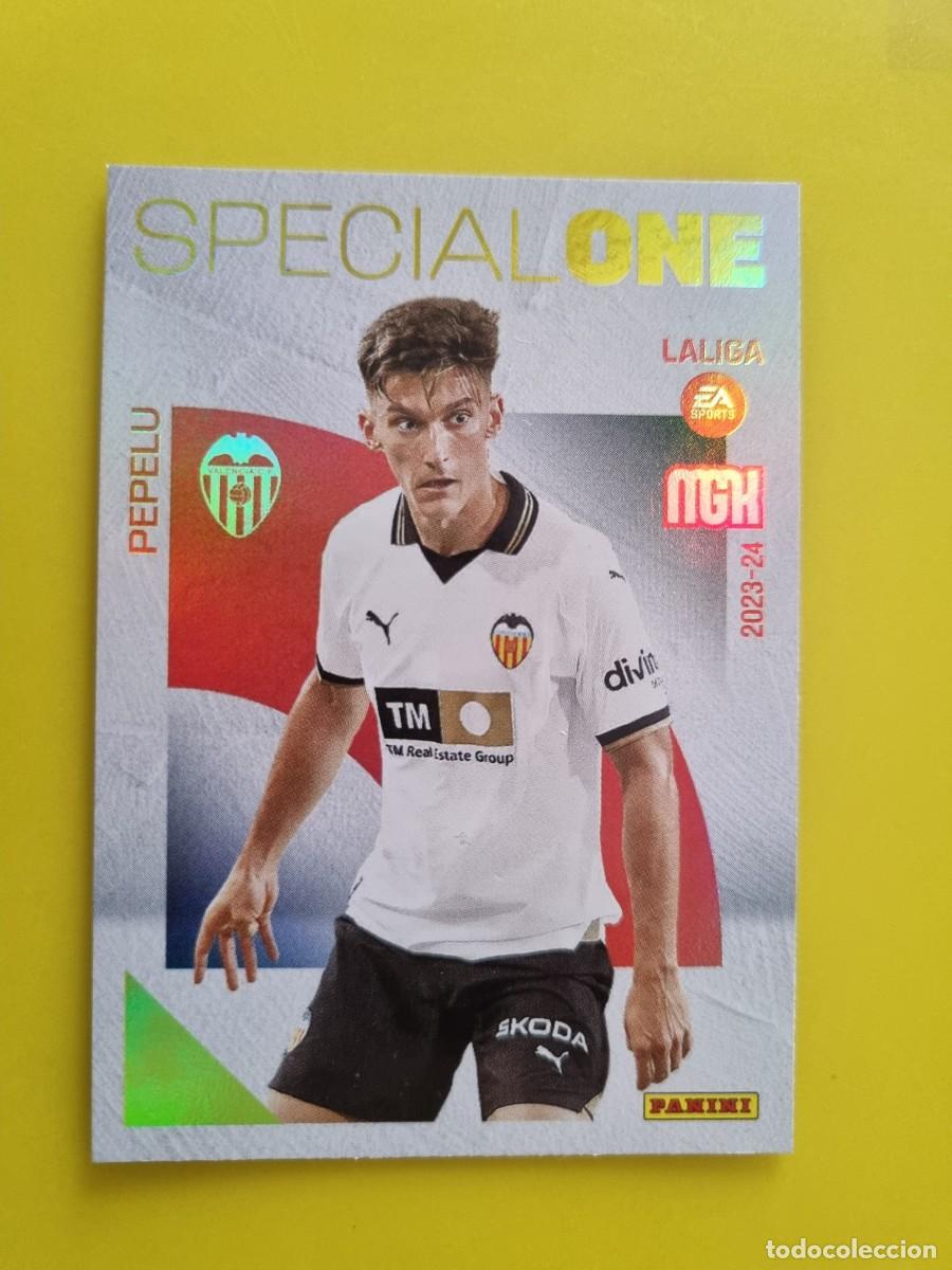 Cromos de f&uacute;tbol: CROMO FUTBOL 23 24 2023 2024 MEGACRACKS SPECIAL ONE 510 PEPELU VALENCIA AR1026