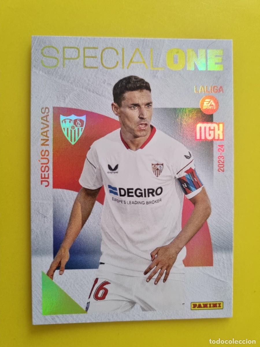 Cromos de f&uacute;tbol: CROMO FUTBOL 23 24 2023 2024 MEGACRACKS SPECIAL ONE 394 JESUS NAVAS SEVILLA AR1026