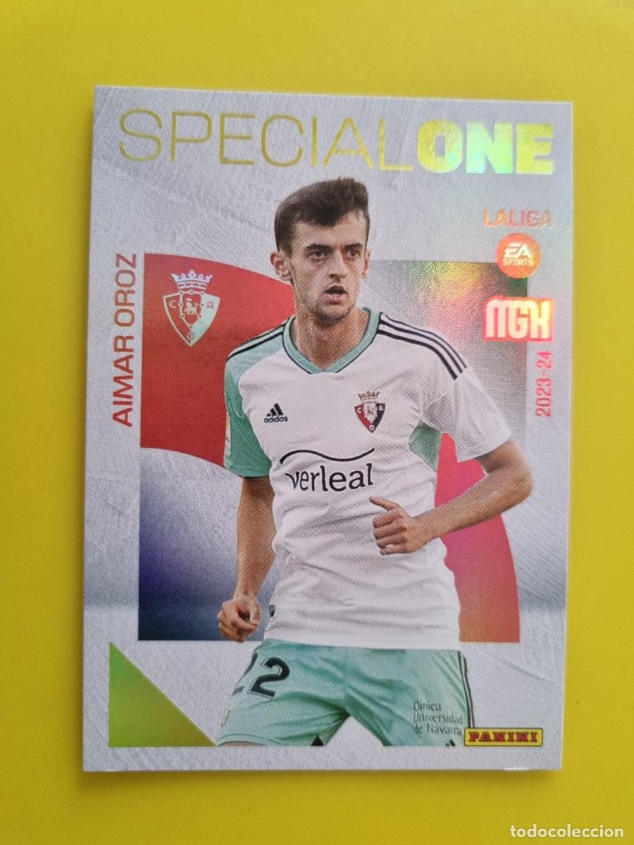 Cromos de f&uacute;tbol: CROMO FUTBOL 23 24 2023 2024 MEGACRACKS SPECIAL ONE 379 AIMAR OROZ OSASUNA AR1026