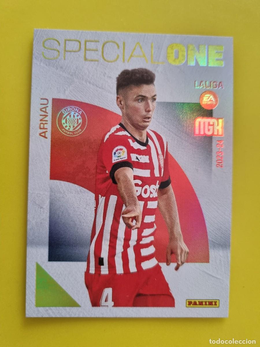 Figurine di Calcio: CROMO FUTBOL 23 24 2023 2024 MEGACRACKS SPECIAL ONE 383 ARNAU GIRONA AR1026