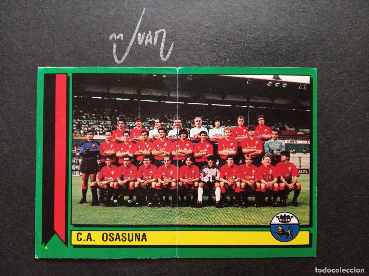 Figurine di Calcio: N&ordm; 182 y 183 LOTE PLANTILLA CA OSASUNA ⚽ PANINI &reg; 1989 1990 89 90 LIGA FUTBOL SIN PEGAR NUNCA PEGADO