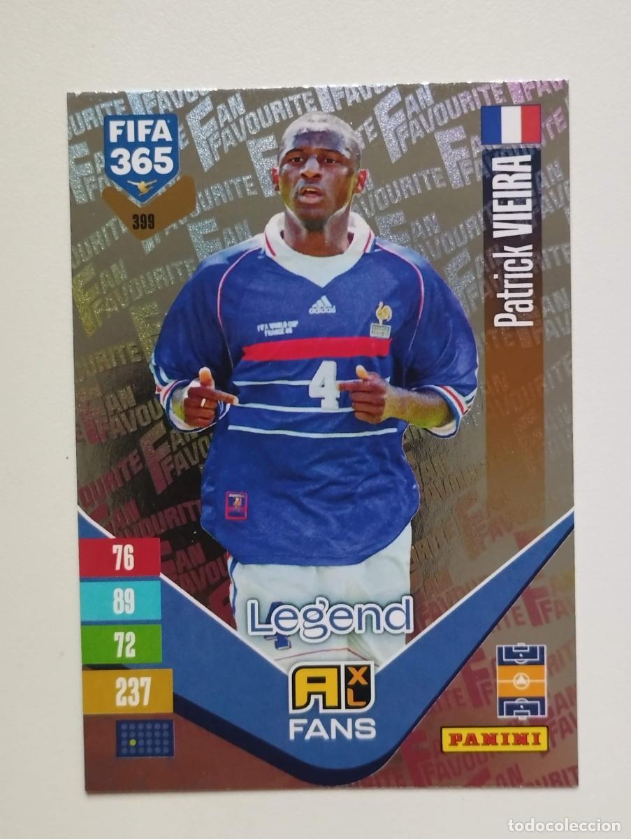 Cromos de Futebol: CROMO CARD ADRENALYN FIFA 365 2026 2027 26 27 FAN FAVOURITE LEGEND 399 PATRICK VIEIRA FRANCIA