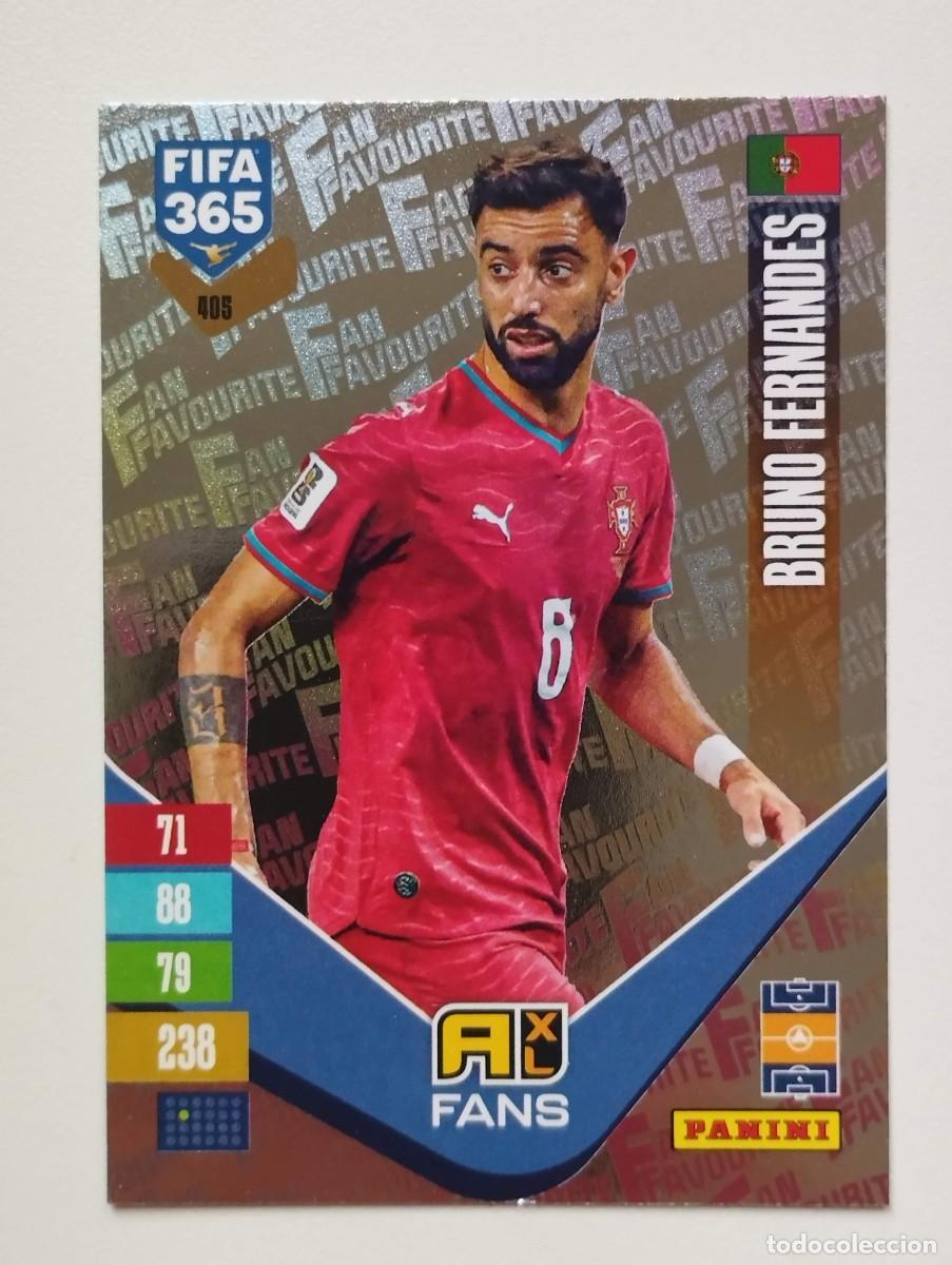 Cromos de Futebol: CROMO CARD ADRENALYN FIFA 365 2026 2027 26 27 FAN FAVOURITE 405 BRUNO FERNANDES PORTUGAL