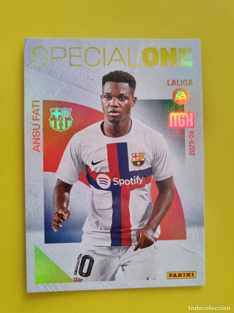 Cromos de Futebol: CROMO FUTBOL 23 24 2023 2024 MEGACRACKS SPECIAL ONE 381 ANSU FATI FC BARCELONA AR1026