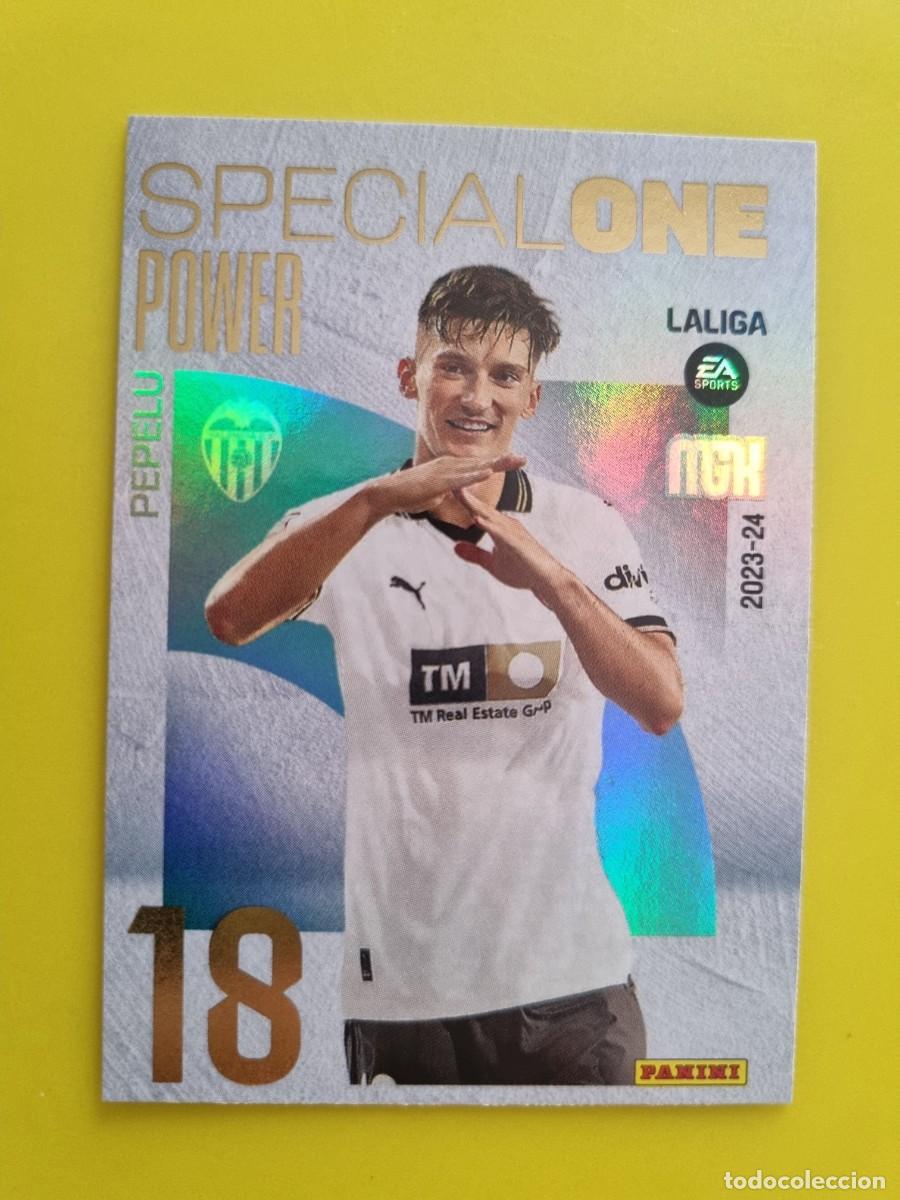 Football Stickers: CROMO FUTBOL 23 24 2023 2024 MEGACRACKS SPECIAL ONE POWER 510 PEPELU VALENCIA AR1026