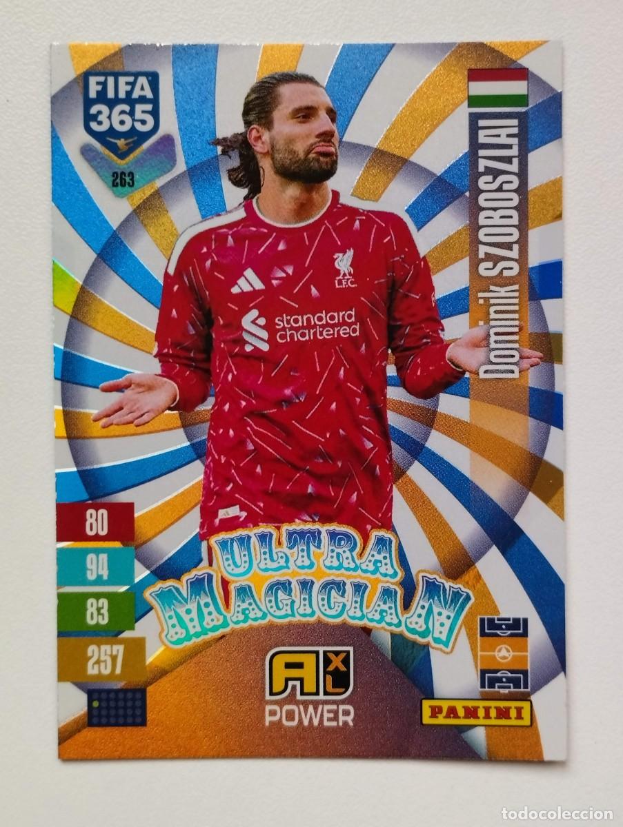 Football Stickers: CROMO CARD ADRENALYN FIFA 365 2026 2027 26 27 ULTRA MAGICIAN 263 SZOBOSZLAI LIVERPOOL