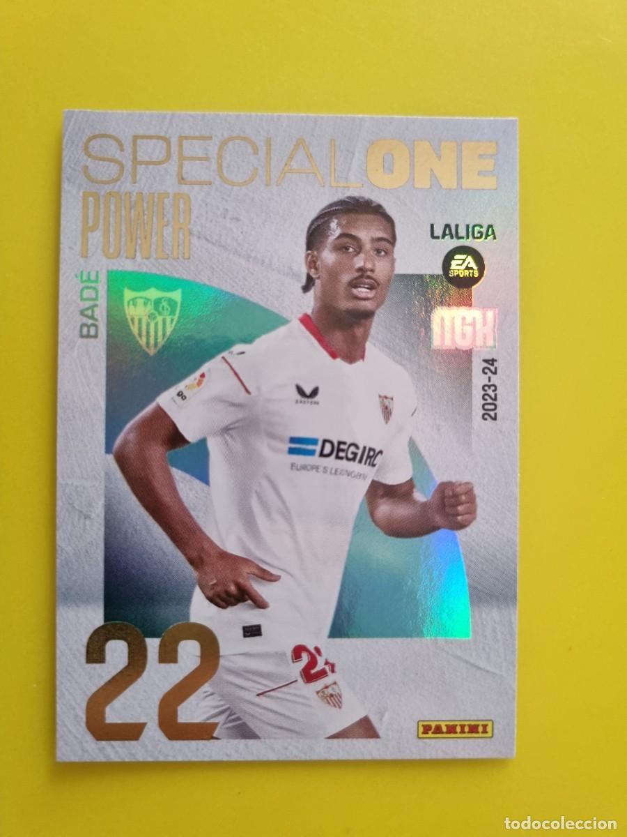 Football Stickers: CROMO FUTBOL 23 24 2023 2024 MEGACRACKS SPECIAL ONE POWER 384 BADE SEVILLA AR1026