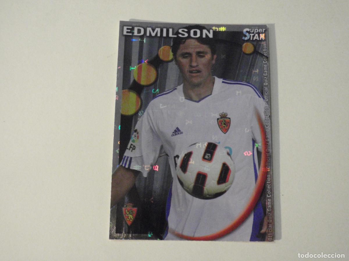 Cromos de Futebol: 377 EDMILSON Zaragoza SUPERSTAR LETRAS. MUNDICROMO 2010 2011 LAS FICHAS QUIZ DE LA LIGA 10 11