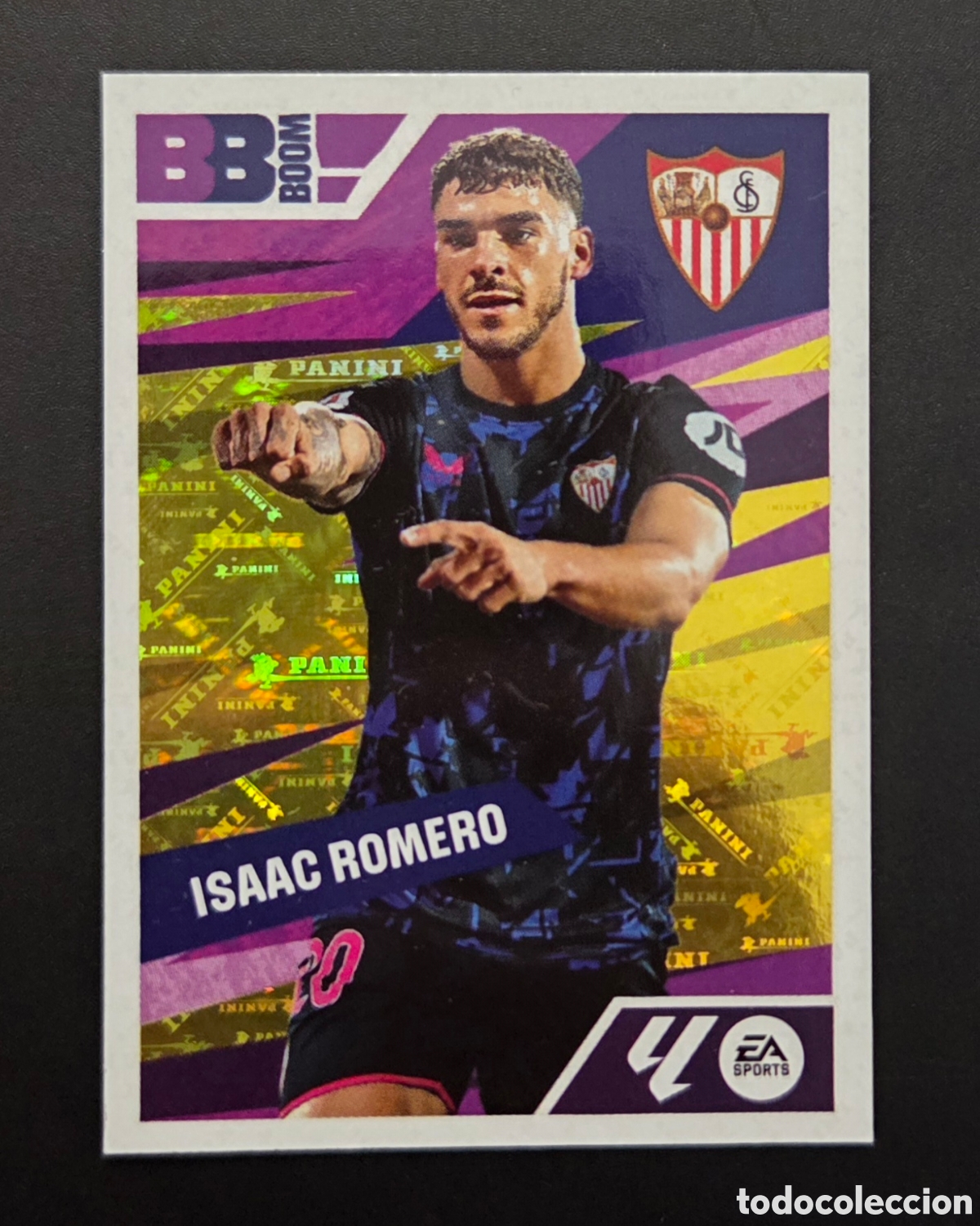 Cromos de Futebol: ISAAC ROMERO SEVILLA FC BOOM CROMO N&deg; 9 LIGA ESTE 2024-2025 24-25 PANINI