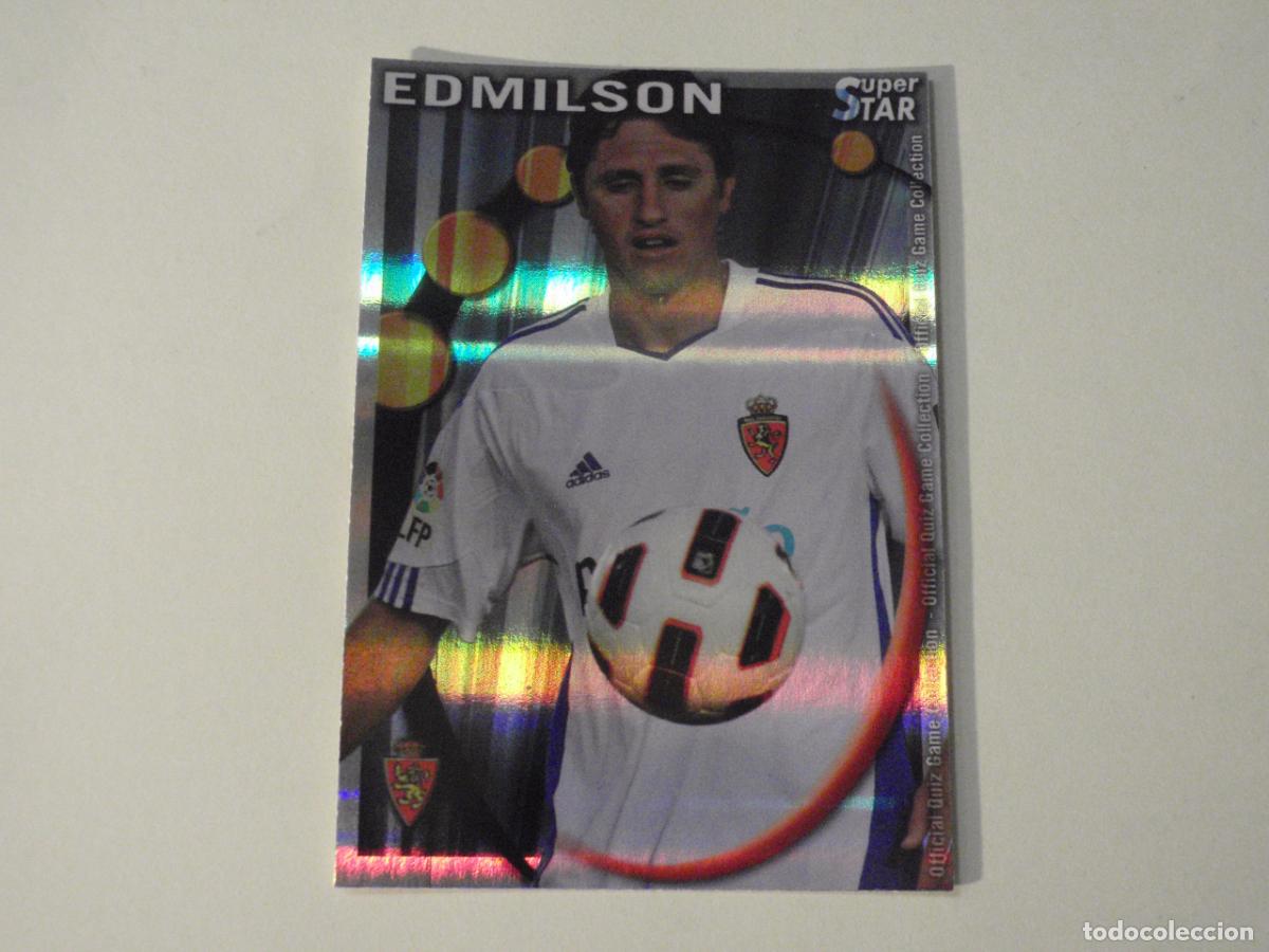 Cromos de Futebol: 377 EDMILSON SUPERSTAR BRILLO HORIZONTAL. MUNDICROMO 2010 2011 LAS FICHAS QUIZ DE LA LIGA 10 11
