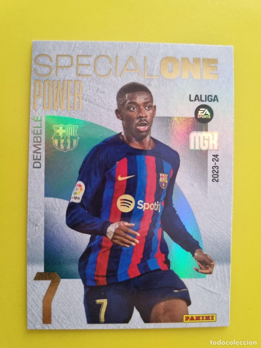 Cromos de Futebol: CROMO FUTBOL 23 24 2023 2024 MEGACRACKS SPECIAL ONE POWER 390 DEMBELE FC BARCELONA AR1026