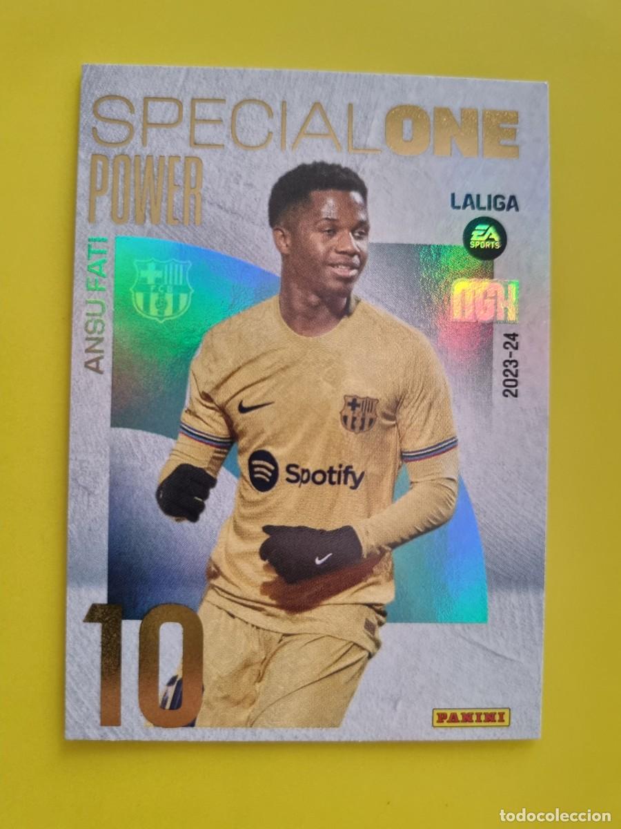 Cromos de Futebol: CROMO FUTBOL 23 24 2023 2024 MEGACRACKS SPECIAL ONE POWER 381 ANSU FATI FC BARCELONA AR1026