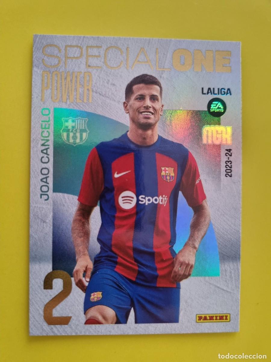 Football Stickers: CROMO FUTBOL 23 24 2023 2024 MEGACRACKS SPECIAL ONE POWER 509 JOAO CANCELO FC BARCELONA AR1026