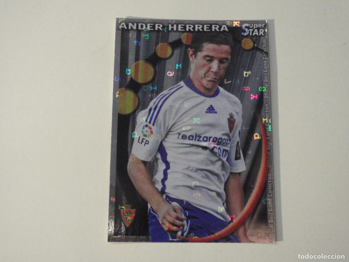 Football Stickers: 378 ANDER HERRERA Zaragoza SUPERSTAR LETRAS. MUNDICROMO 2010 2011 LAS FICHAS QUIZ DE LA LIGA 10 11