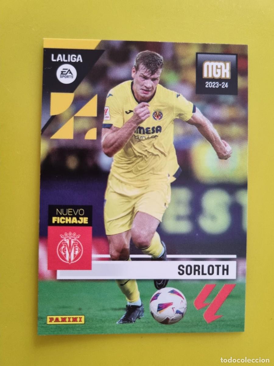 Cromos de f&uacute;tbol: CROMO FUTBOL 23 24 2023 2024 MEGACRACKS FICHAJE 466 SORLOTH VILLARREAL AR1026