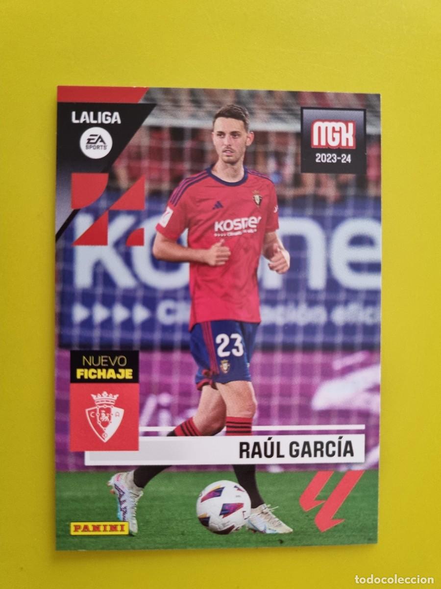Cromos de f&uacute;tbol: CROMO FUTBOL 23 24 2023 2024 MEGACRACKS FICHAJE 489 RAUL GARCIA OSASUNA AR1026