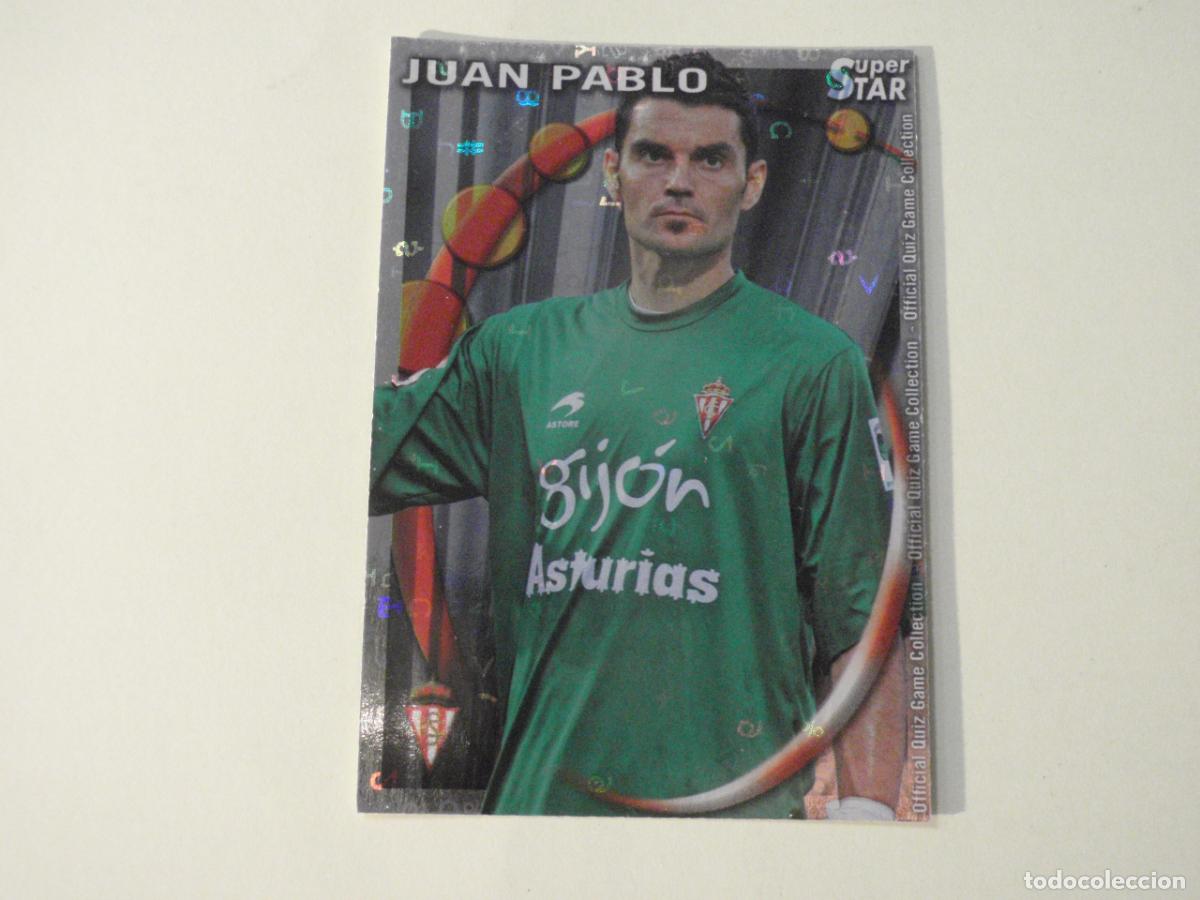 Cromos de f&uacute;tbol: 401 JUAN PABLO Sporting SUPERSTAR LETRAS. MUNDICROMO 2010 2011 LAS FICHAS QUIZ DE LA LIGA 10 11