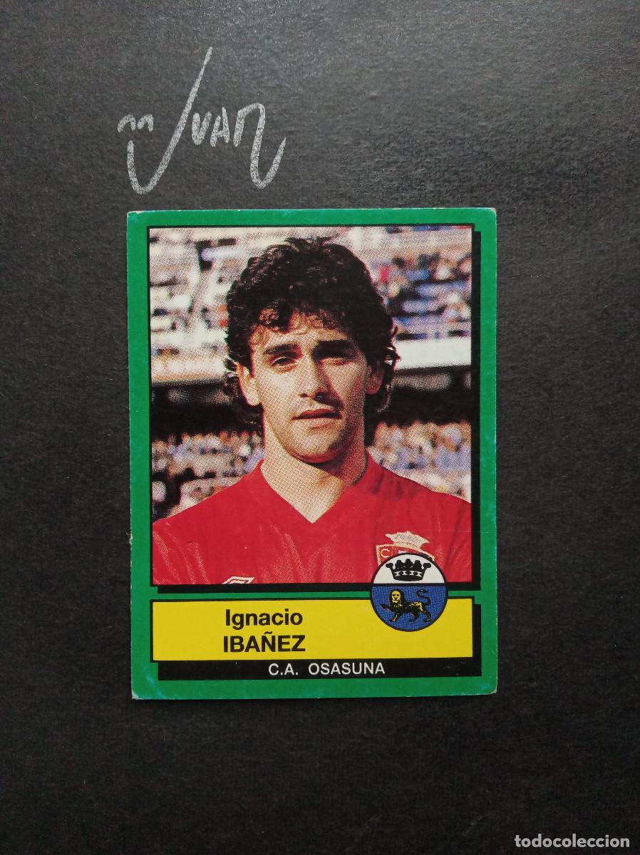 Cartes &agrave; collectionner de Football: N&ordm; 190 IBA&Ntilde;EZ CA OSASUNA ⚽ PANINI &reg; 1989 1990 89 90 LIGA FUTBOL SIN PEGAR NUNCA PEGADO