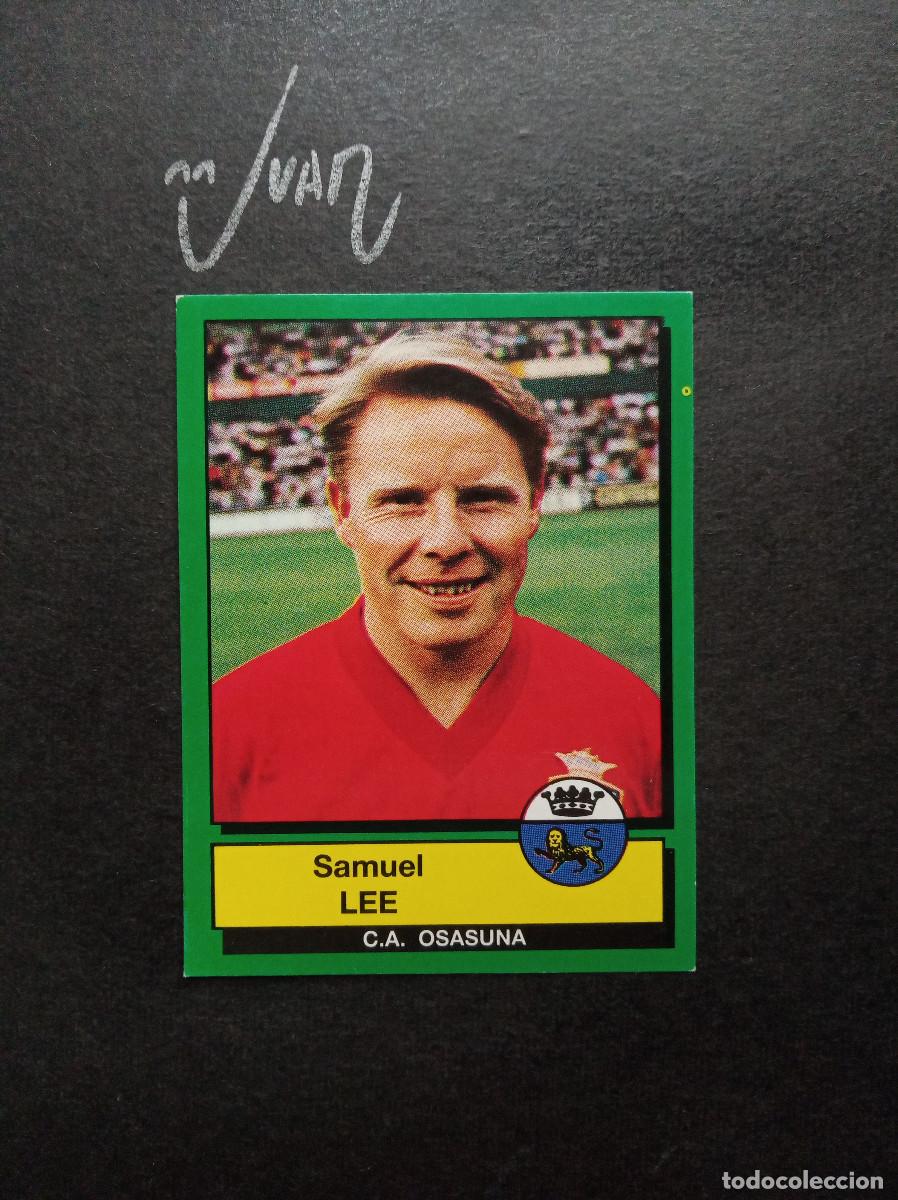 Cromos de f&uacute;tbol: N&ordm; 191 SAMUEL SAMMY LEE CA OSASUNA INGLATERRA ⚽ PANINI &reg; 1989 1990 89 90 LIGA FUTBOL SIN PEGAR NUNCA