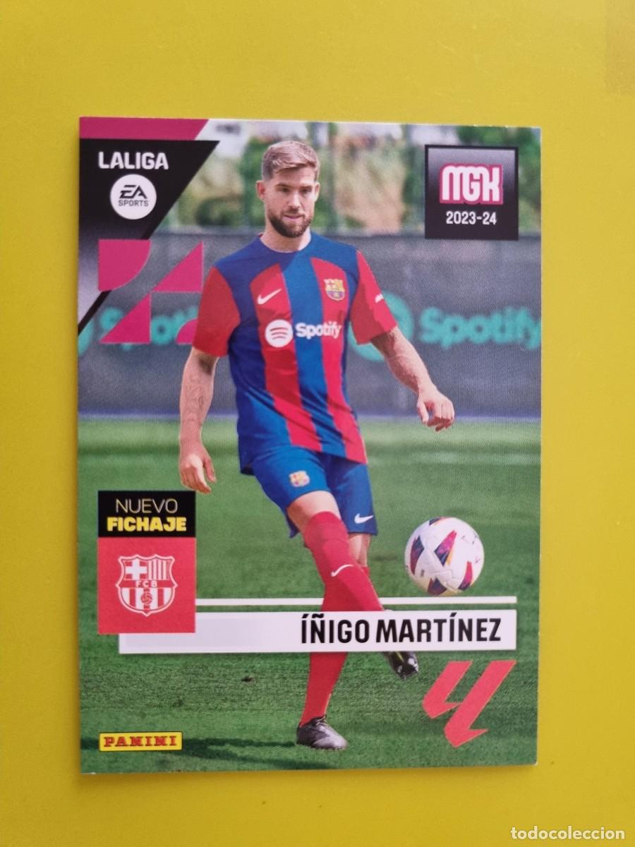 Cromos de f&uacute;tbol: CROMO FUTBOL 23 24 2023 2024 MEGACRACKS FICHAJE 451 I&Ntilde;IGO ARTINEZ FC BARCELONA AR1026