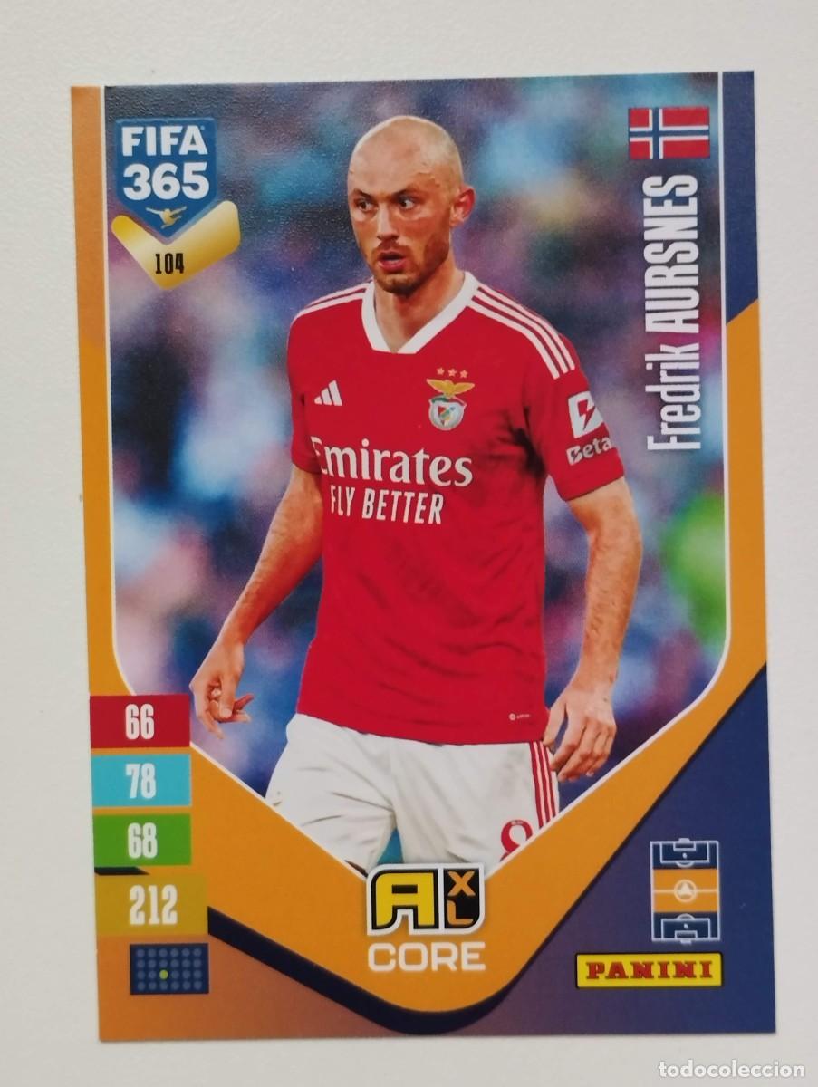 Cromos de f&uacute;tbol: CROMO CARD ADRENALYN FIFA 365 2026 2027 26 27 BENFICA FREDRIK AURSNES 104